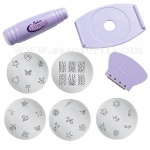 Печат/шаблони за нокти Salon Express Kit